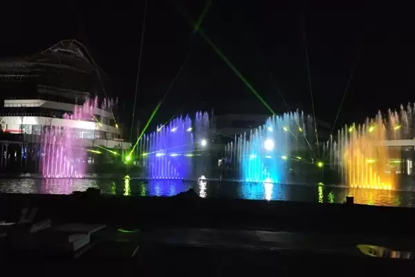 Nanchang Cultural Centre music fountain is designed and constructed by Himalaya Music Fountain, as a landscape supporting project of the Cultural Centre, the music fountain has been completed