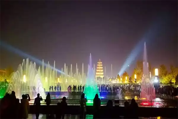 China’s Top 10 Most Beautiful Musical Dancing Fountains The Great Wild Goose Pagoda Music Fountain