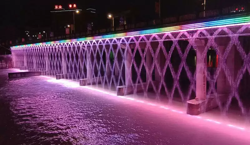 digital water curtain