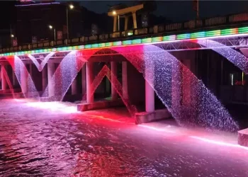 digital water curtain