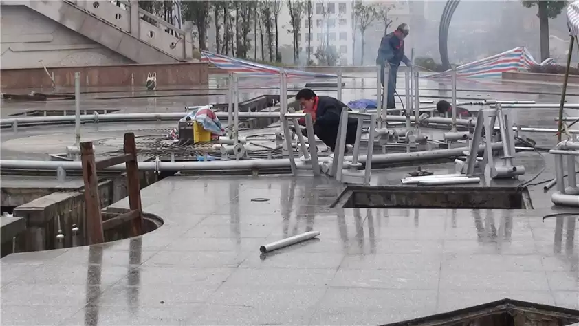 Projet de fontaine musicale dansante de Shaoyang Times Square, Chine 13 Shaoyang Times Square Musical Dancing Fountain Project, China2