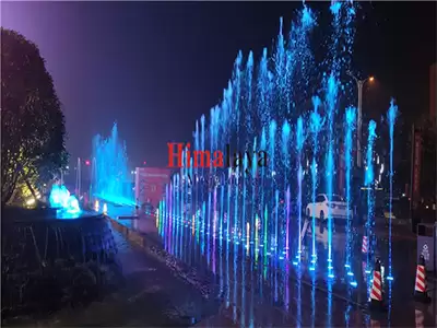 The Latest Musical Fountain Project By Himalaya Music Fountain Being Completed Successfully1