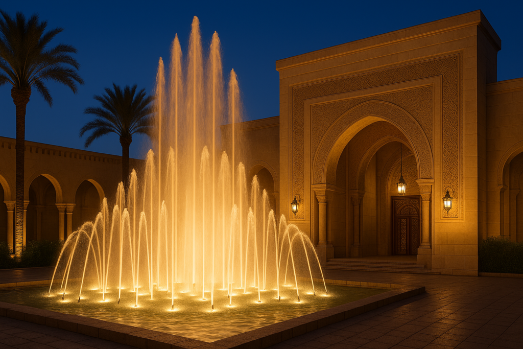 Informations importantes sur les fontaines dansantes au Maroc 2 2 - Moroccan music fountain