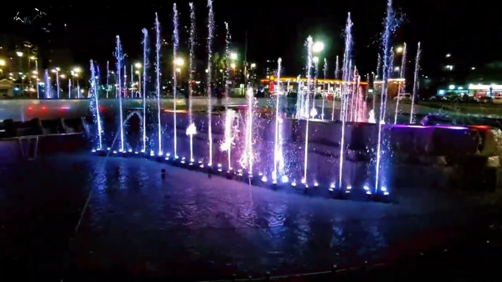 Fuente de agua sudamericana Iquique
