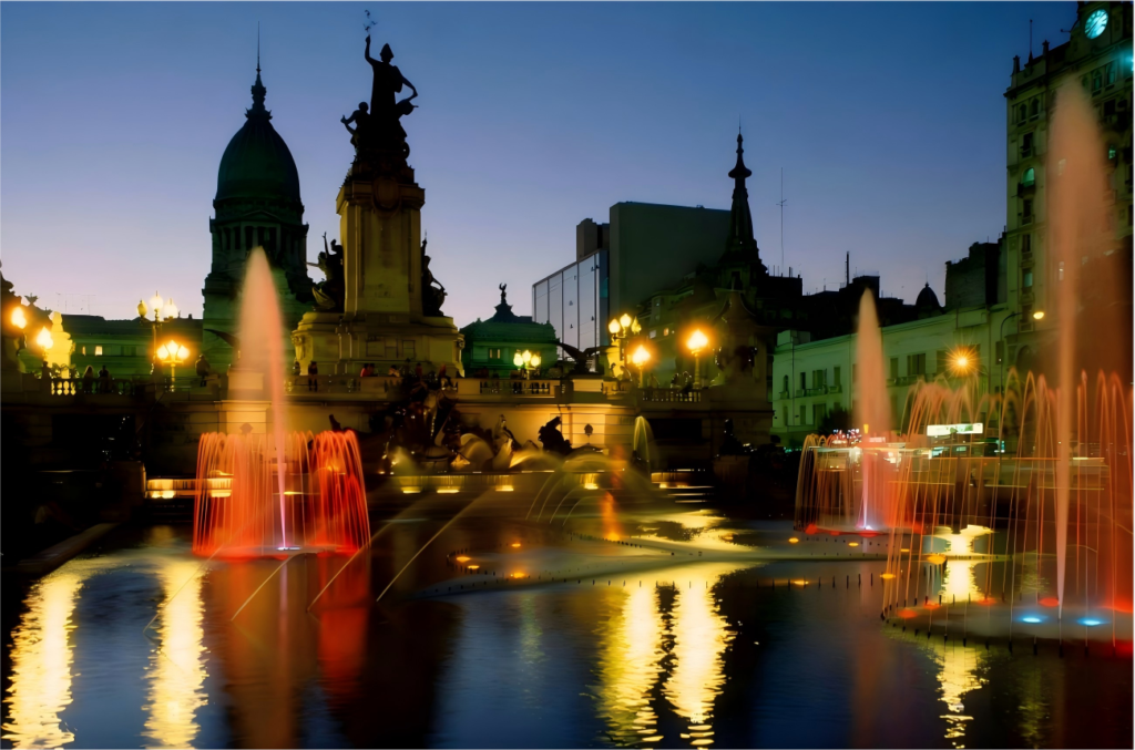 Fontaines Dansantes en Argentine : L’expérience Ultime du Spectacle Musical et Lumineux 1 Argentina musical dancing fountains