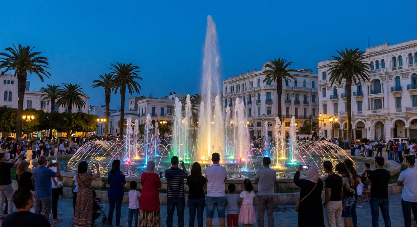 Famous Fountains in Tunis