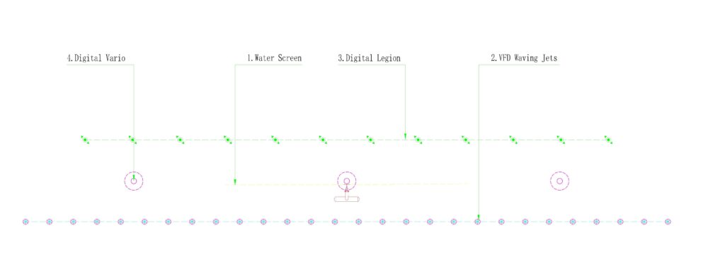 Water Screen Musical Fountain Mexico