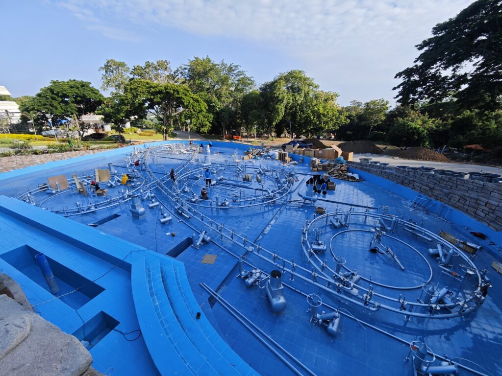 musical fountain